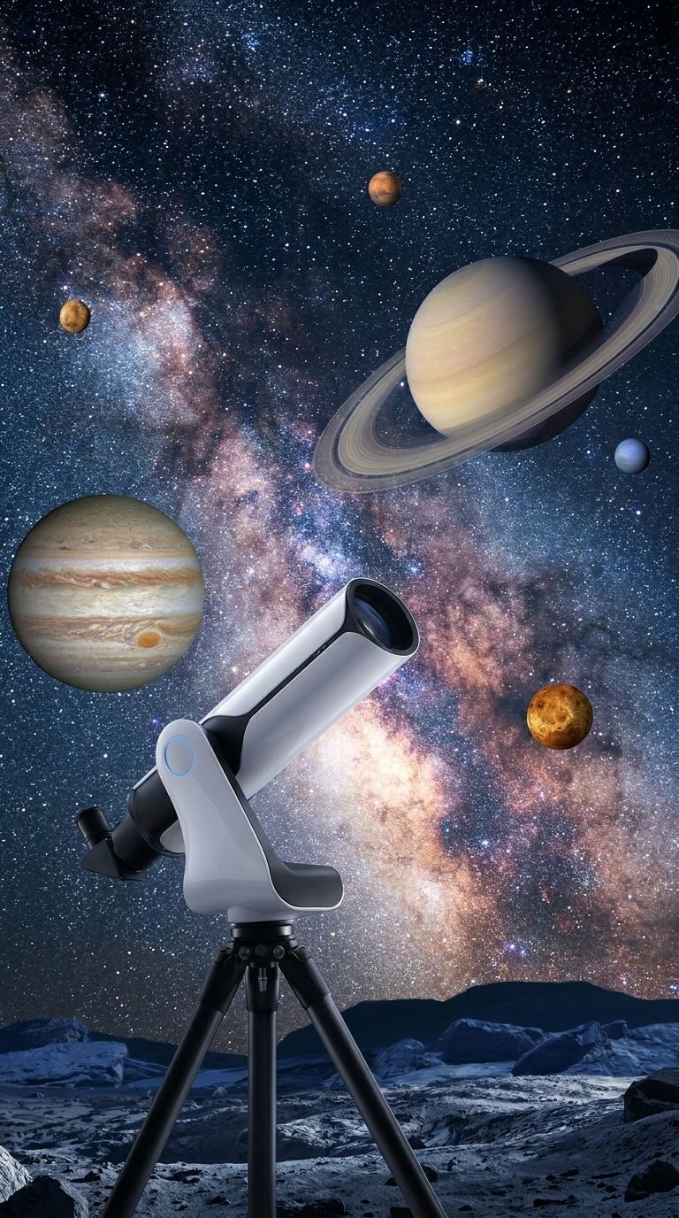 Saturn und Jupiter live durch ein Premium Teleskop bei einem Stargazing Event in Österreich
